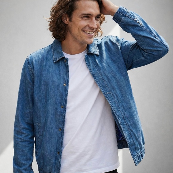 Scotch & Soda Amsterdams Blauw Denim Jacket - Picture 4 of 14